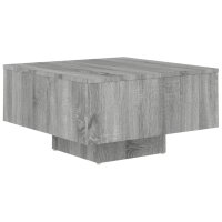 vidaXL Couchtisch Grau Sonoma 60x60x31,5 cm Holzwerkstoff