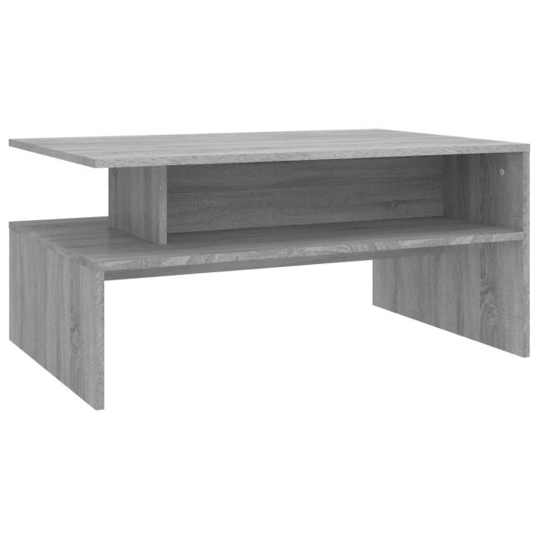 vidaXL Couchtisch Grau Sonoma 90x60x42,5 cm Holzwerkstoff