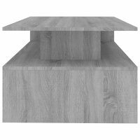 vidaXL Couchtisch Grau Sonoma 90x60x42,5 cm Holzwerkstoff