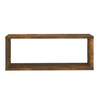 vidaXL W&uuml;rfelregale 2 Stk. R&auml;uchereiche 60x15x23 cm Holzwerkstoff