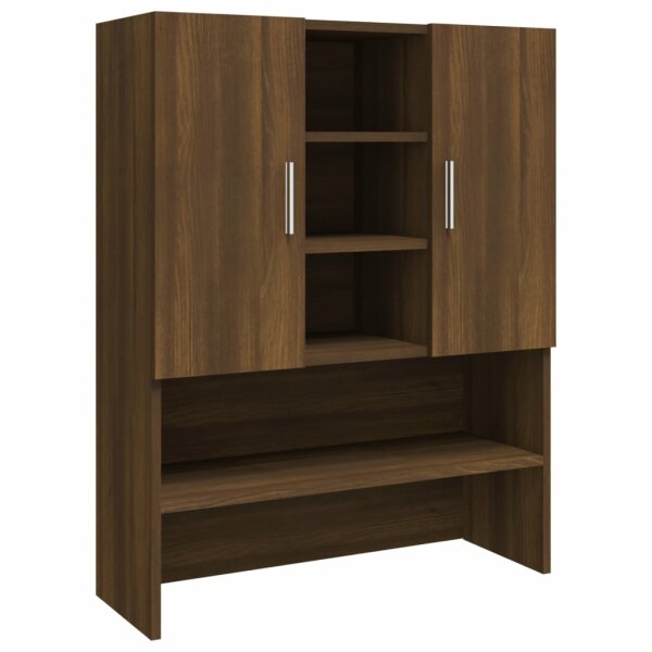 vidaXL Waschmaschinenschrank Braun Eichen-Optik 70,5x25,5x90 cm