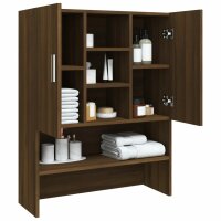 vidaXL Waschmaschinenschrank Braun Eichen-Optik 70,5x25,5x90 cm