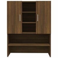 vidaXL Waschmaschinenschrank Braun Eichen-Optik 70,5x25,5x90 cm