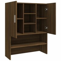 vidaXL Waschmaschinenschrank Braun Eichen-Optik 70,5x25,5x90 cm