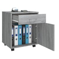 vidaXL Rollschrank Grau Sonoma 45x38x54 cm Holzwerkstoff