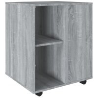 vidaXL Rollschrank Grau Sonoma 60x53x72 cm Holzwerkstoff