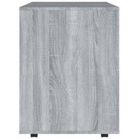 vidaXL Rollschrank Grau Sonoma 60x53x72 cm Holzwerkstoff