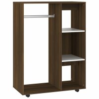 vidaXL Kleiderschrank Braun Eichen-Optik 80x40x110 cm Holzwerkstoff