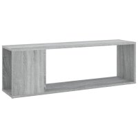 vidaXL TV-Schrank Grau Sonoma 100x24x32 cm Holzwerkstoff
