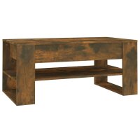 vidaXL Couchtisch Räuchereiche 102x55x45 cm...