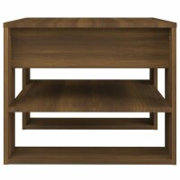 vidaXL Couchtisch Braun Eiche 55,5x55x45 cm Holzwerkstoff