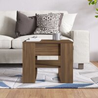 vidaXL Couchtisch Braun Eiche 55,5x55x45 cm Holzwerkstoff