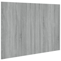 vidaXL Kopfteil Grau Sonoma 120x1,5x80 cm Holzwerkstoff