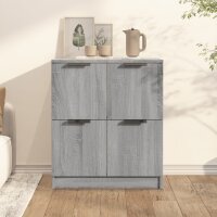 vidaXL Sideboard Grau Sonoma 60x30x70 cm Holzwerkstoff