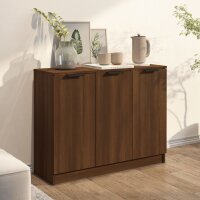 vidaXL Sideboard Braun Eichen-Optik 90,5x30x70 cm Holzwerkstoff