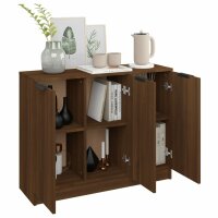 vidaXL Sideboard Braun Eichen-Optik 90,5x30x70 cm Holzwerkstoff