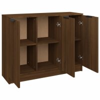 vidaXL Sideboard Braun Eichen-Optik 90,5x30x70 cm Holzwerkstoff