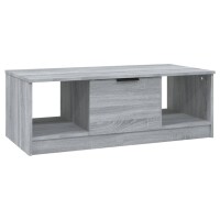 vidaXL Couchtisch Grau Sonoma 102x50x36 cm Holzwerkstoff