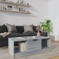 vidaXL Couchtisch Grau Sonoma 102x50x36 cm Holzwerkstoff