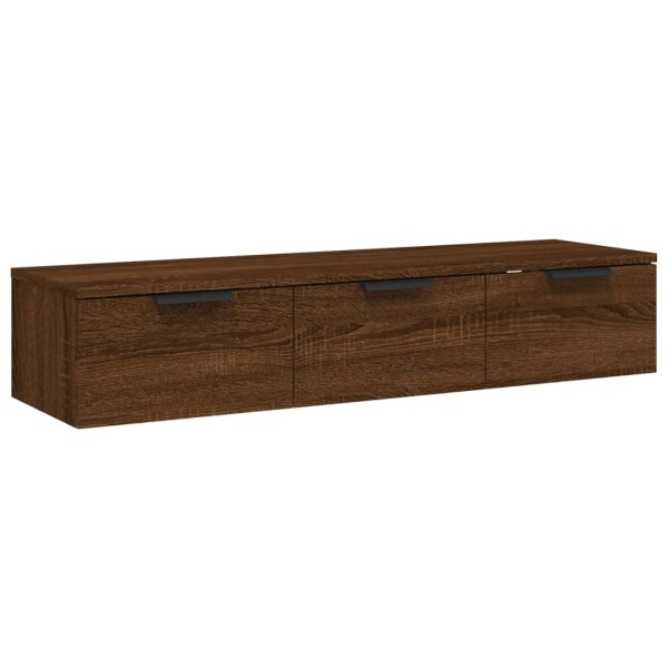 vidaXL Wandschrank Braun Eichen-Optik 102x30x20 cm Holzwerkstoff