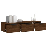 vidaXL Wandschrank Braun Eichen-Optik 102x30x20 cm Holzwerkstoff