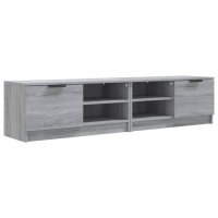 vidaXL TV-Schränke 2 Stk. Grau Sonoma 80x35x36,5 cm...