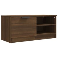 vidaXL TV-Schrank Braun Ereiche 80x35x36,5 cm Holzwerkstoff