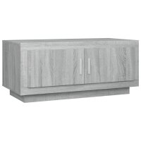 vidaXL Couchtisch Grau Sonoma 102x50x45 cm Holzwerkstoff