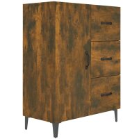 vidaXL Sideboard Räuchereiche 69,5x34x90 cm...