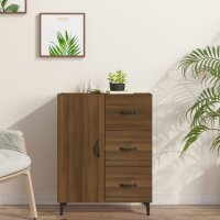 vidaXL Sideboard Braun Eichen-Optik 69,5x34x90 cm Holzwerkstoff