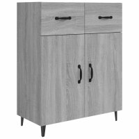 vidaXL Sideboard Grau Sonoma 69,5x34x90 cm Holzwerkstoff