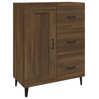 vidaXL Sideboard Braun Eichen-Optik 69,5x34x90 cm Holzwerkstoff