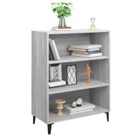 vidaXL Sideboard Grau Sonoma 69,5x32,5x90 cm Holzwerkstoff