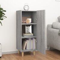 vidaXL Sideboard Grau Sonoma 34,5x34x90 cm Holzwerkstoff