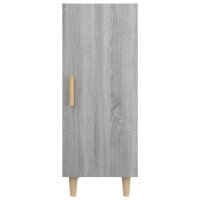 vidaXL Sideboard Grau Sonoma 34,5x34x90 cm Holzwerkstoff