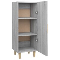 vidaXL Sideboard Grau Sonoma 34,5x34x90 cm Holzwerkstoff