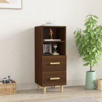 vidaXL Sideboard Braun Eichen-Optik 34,5x34x90 cm...