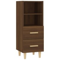 vidaXL Sideboard Braun Eichen-Optik 34,5x34x90 cm...