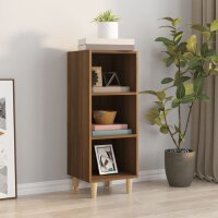 vidaXL Sideboard Braun Eichen-Optik 34,5x32,5x90 cm Holzwerkstoff