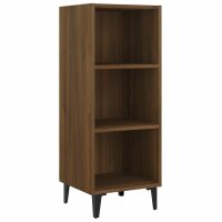 vidaXL Sideboard Braun Eichen-Optik 34,5x32,5x90 cm...