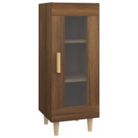 vidaXL Sideboard Braun Eichen-Optik 34,5x34x90 cm Holzwerkstoff