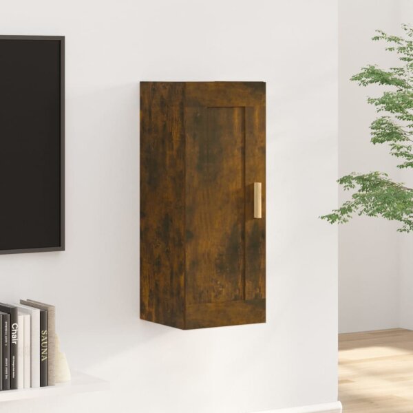 vidaXL Wandschrank R&auml;uchereiche 35x34x90 cm Holzwerkstoff