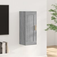 vidaXL Wandschrank Grau Sonoma 35x34x90 cm Holzwerkstoff