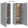 vidaXL Wandschrank Grau Sonoma 35x34x90 cm Holzwerkstoff