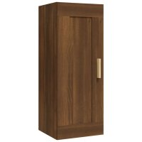 vidaXL Wandschrank Braun Eichen-Optik 35x34x90 cm Holzwerkstoff