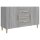 vidaXL Sideboard Grau Sonoma 100x36x60 cm Holzwerkstoff