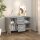 vidaXL Sideboard Grau Sonoma 100x36x60 cm Holzwerkstoff