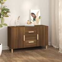 vidaXL Sideboard Braun Eichen-Optik 100x36x60 cm...