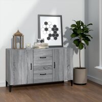 vidaXL Sideboard Grau Sonoma 100x36x60 cm Holzwerkstoff