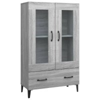 vidaXL Highboard Grau Sonoma 70x31x115 cm Holzwerkstoff